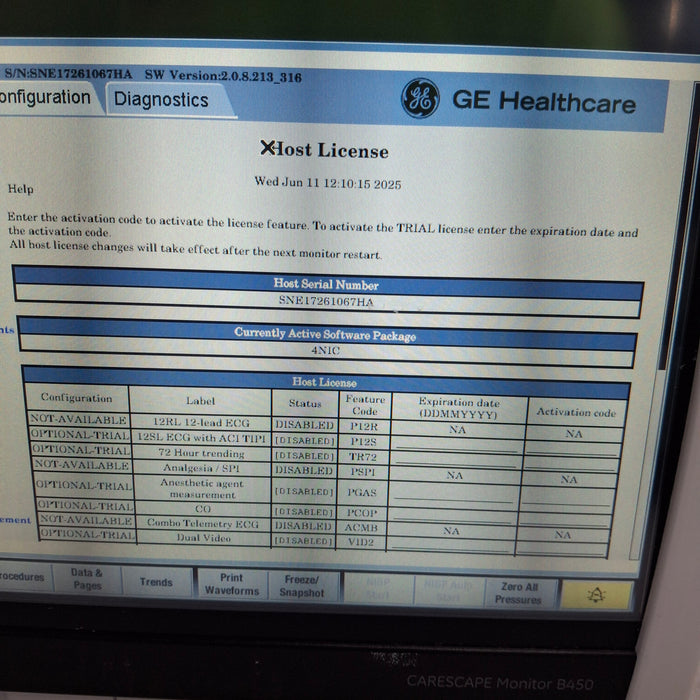 GE Healthcare GE Healthcare Carescape B450 Neonatal Care Patient Monitor Patient Monitors reLink Medical