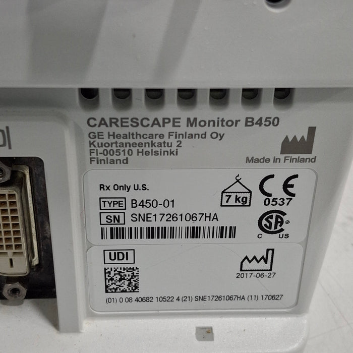 GE Healthcare GE Healthcare Carescape B450 Neonatal Care Patient Monitor Patient Monitors reLink Medical