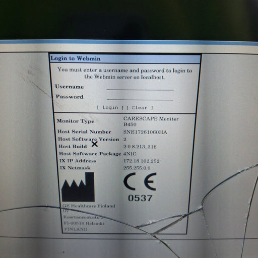 GE Healthcare GE Healthcare Carescape B450 Neonatal Care Patient Monitor Patient Monitors reLink Medical