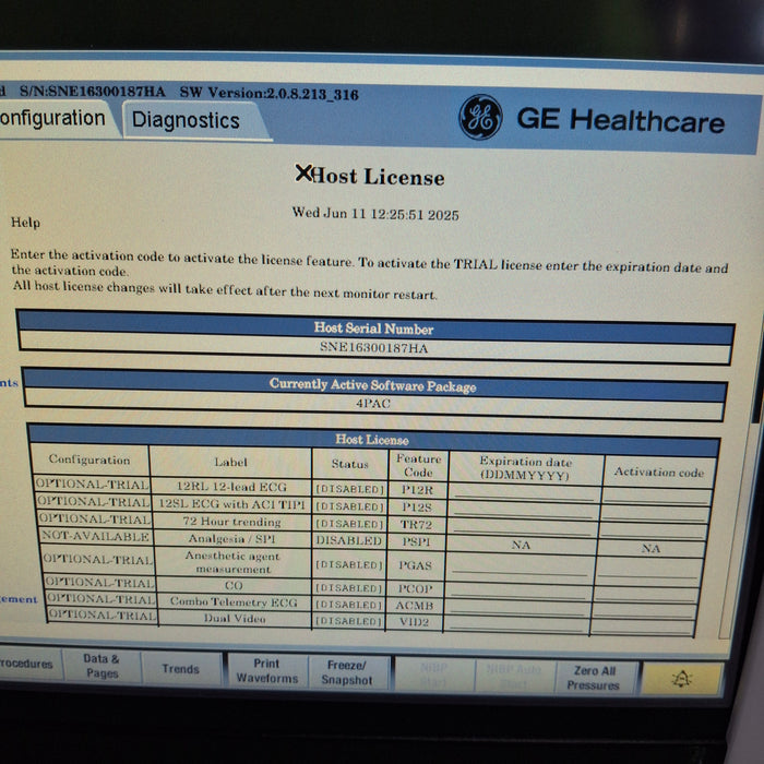 GE Healthcare GE Healthcare Carescape B450 Post Anesthesia Care Patient Monitor Patient Monitors reLink Medical