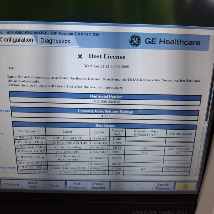 GE Healthcare GE Healthcare Carescape B450 Critical Care Patient Monitor Patient Monitors reLink Medical