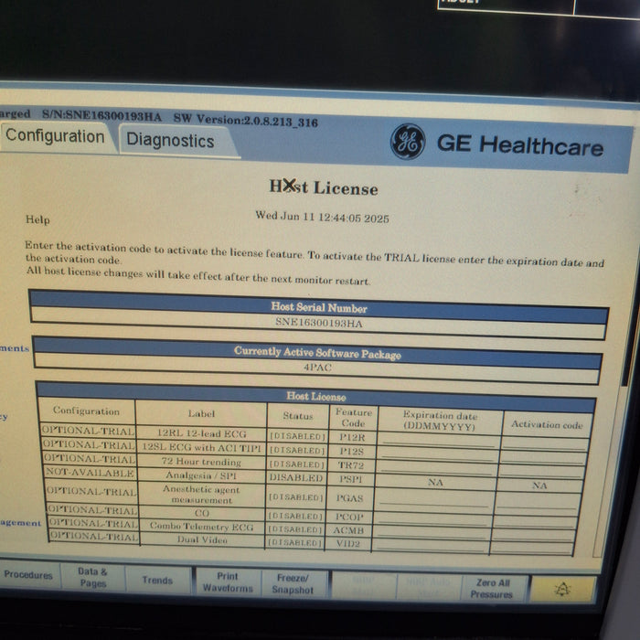 GE Healthcare GE Healthcare Carescape B450 Post Anesthesia Care Patient Monitor Patient Monitors reLink Medical