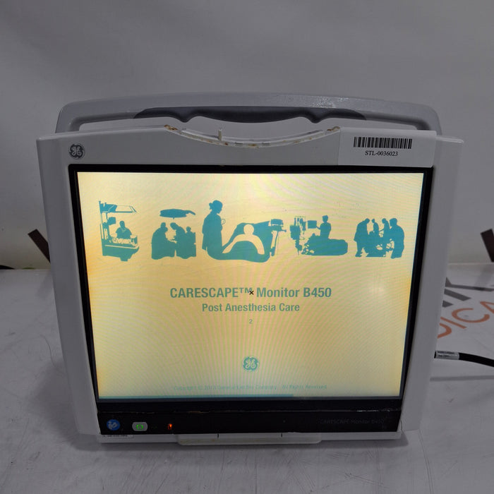 GE Healthcare Carescape B450 Post Anesthesia Care Patient Monitor