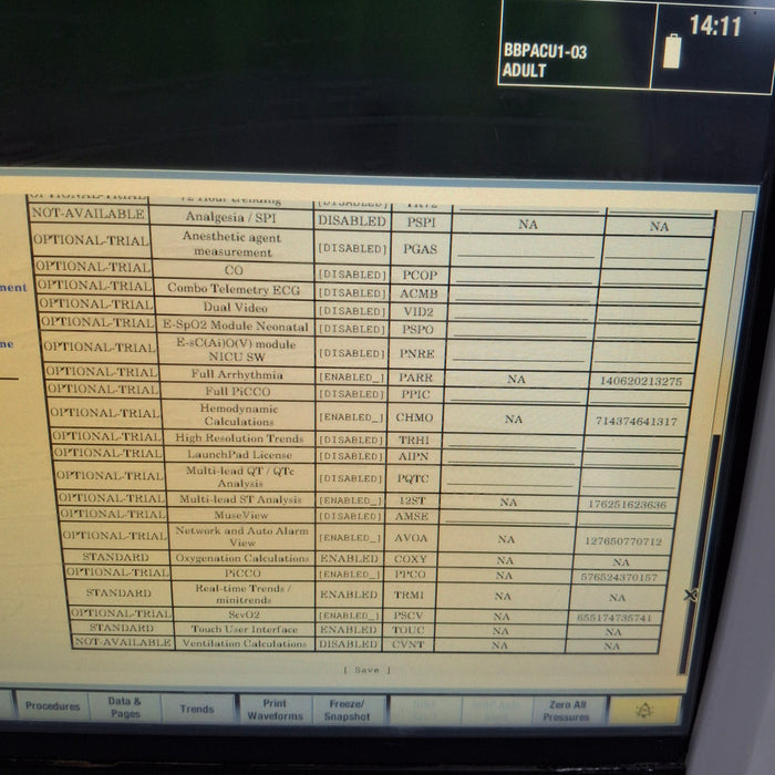GE Healthcare Carescape B450 Post Anesthesia Care Patient Monitor