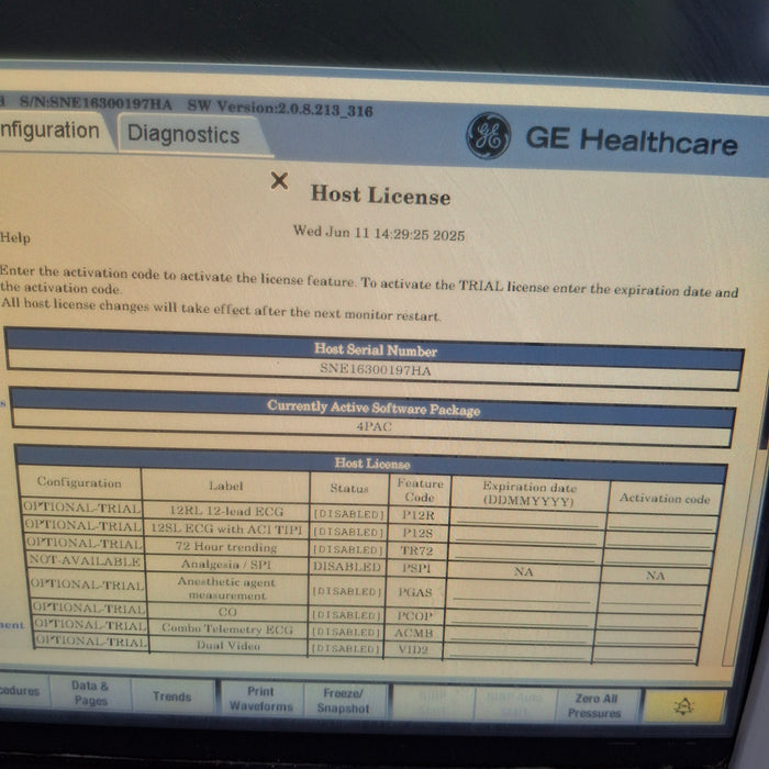GE Healthcare GE Healthcare Carescape B450 Post Anesthesia Care Patient Monitor Patient Monitors reLink Medical