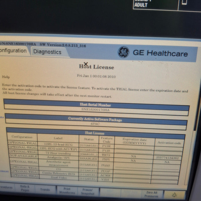 GE Healthcare GE Healthcare Carescape B450 Post Anesthesia Care Patient Monitor Patient Monitors reLink Medical