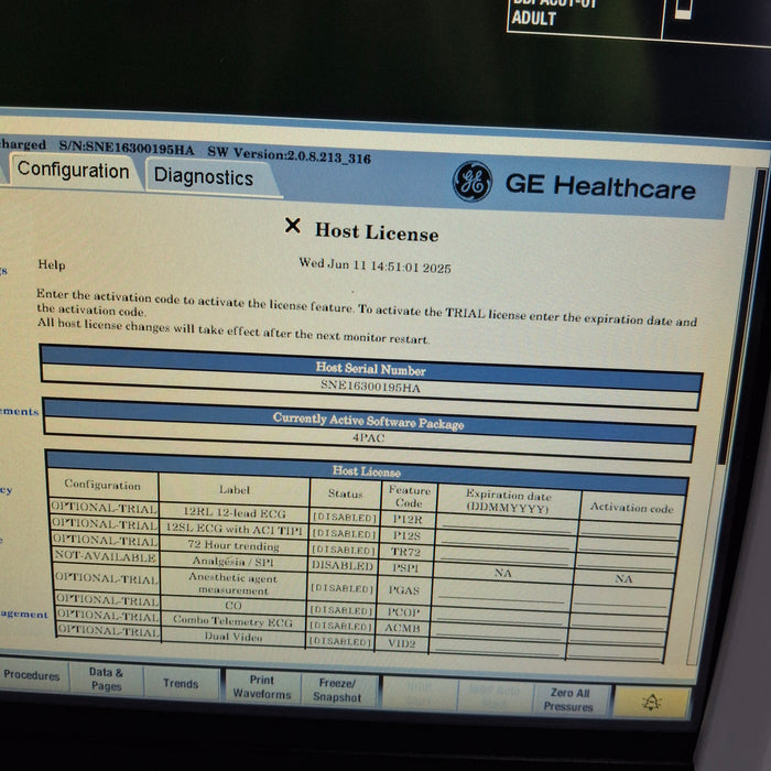 GE Healthcare GE Healthcare Carescape B450 Post Anesthesia Care Patient Monitor Patient Monitors reLink Medical