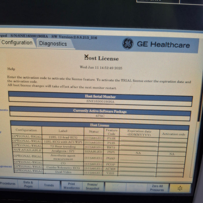 GE Healthcare GE Healthcare Carescape B450 Post Anesthesia Care Patient Monitor Patient Monitors reLink Medical