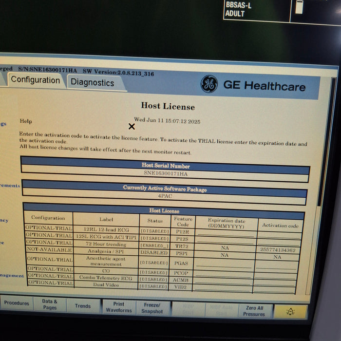 GE Healthcare GE Healthcare Carescape B450 Post Anesthesia Care Patient Monitor Patient Monitors reLink Medical