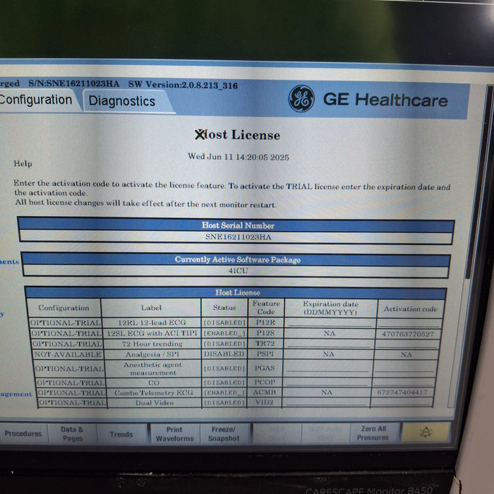 GE Healthcare GE Healthcare Carescape B450 Critical Care Patient Monitor Patient Monitors reLink Medical