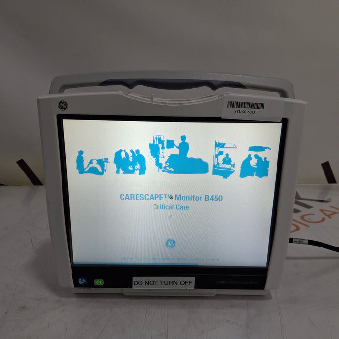 GE Healthcare GE Healthcare Carescape B450 Critical Care Patient Monitor Patient Monitors reLink Medical
