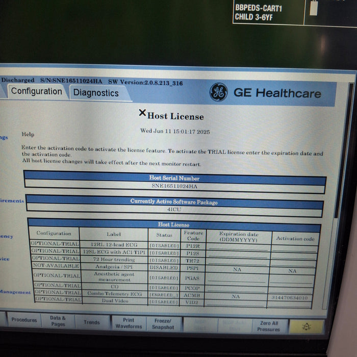 GE Healthcare GE Healthcare Carescape B450 Critical Care Patient Monitor Patient Monitors reLink Medical