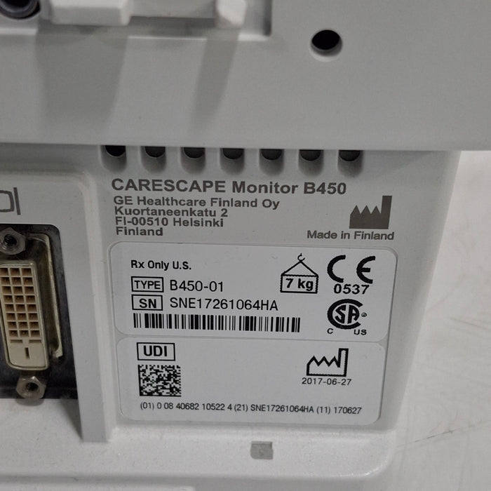 GE Healthcare GE Healthcare Carescape B450 Neonatal Care Patient Monitor Patient Monitors reLink Medical