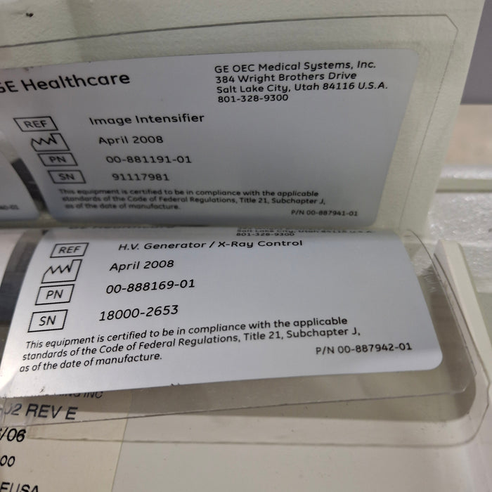 OEC Medical Systems 9900 Elite C-Arm