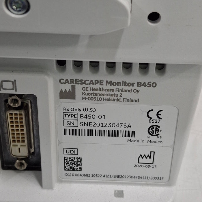 GE Healthcare GE Healthcare Carescape B450 Patient Monitor Patient Monitors reLink Medical