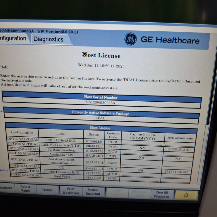 GE Healthcare GE Healthcare Carescape B450 Post Anesthesia Care Patient Monitor Patient Monitors reLink Medical