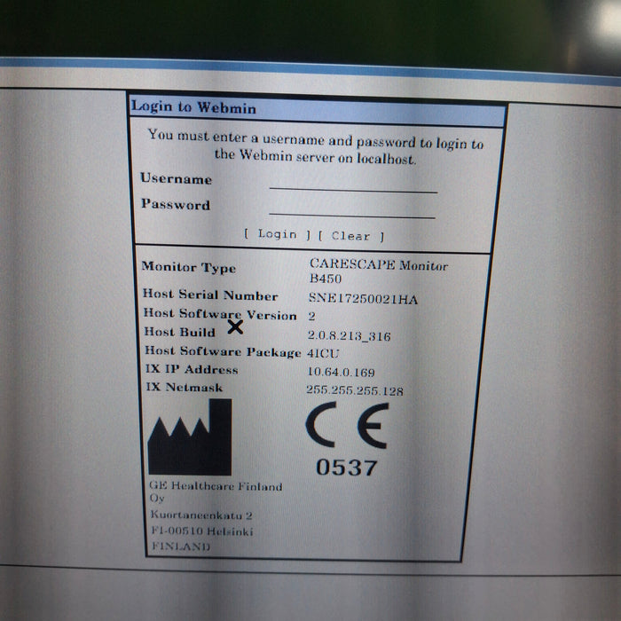 GE Healthcare GE Healthcare Carescape B450 Critical Care Patient Monitor Patient Monitors reLink Medical