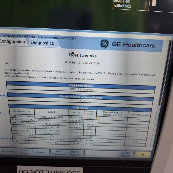 GE Healthcare GE Healthcare Carescape B450 Neonatal Care Patient Monitor Patient Monitors reLink Medical