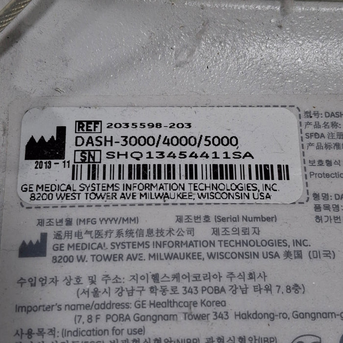 GE Healthcare GE Healthcare Dash 4000 - GE/Nellcor SpO2 Patient Monitor Patient Monitors reLink Medical