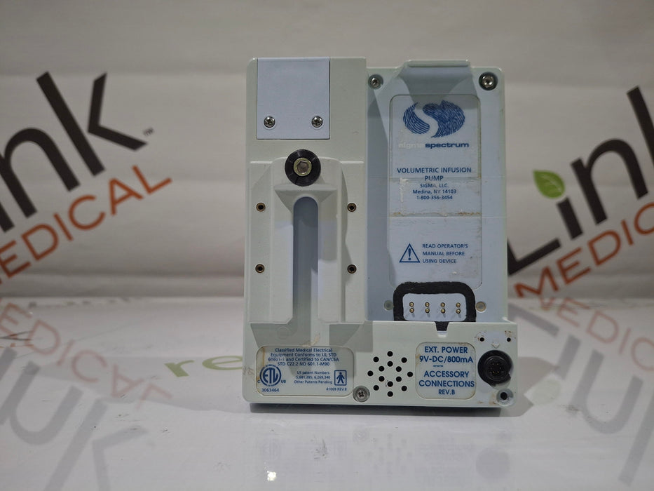 Baxter Sigma Spectrum 6.02.08 without Battery Infusion Pump