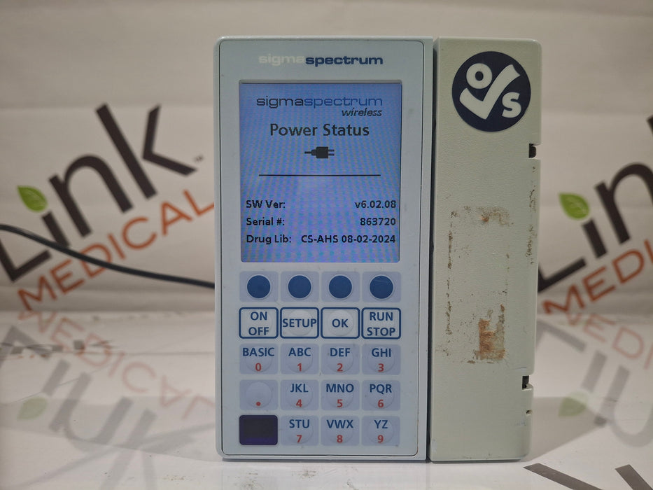 Baxter Sigma Spectrum 6.02.08 without Battery Infusion Pump