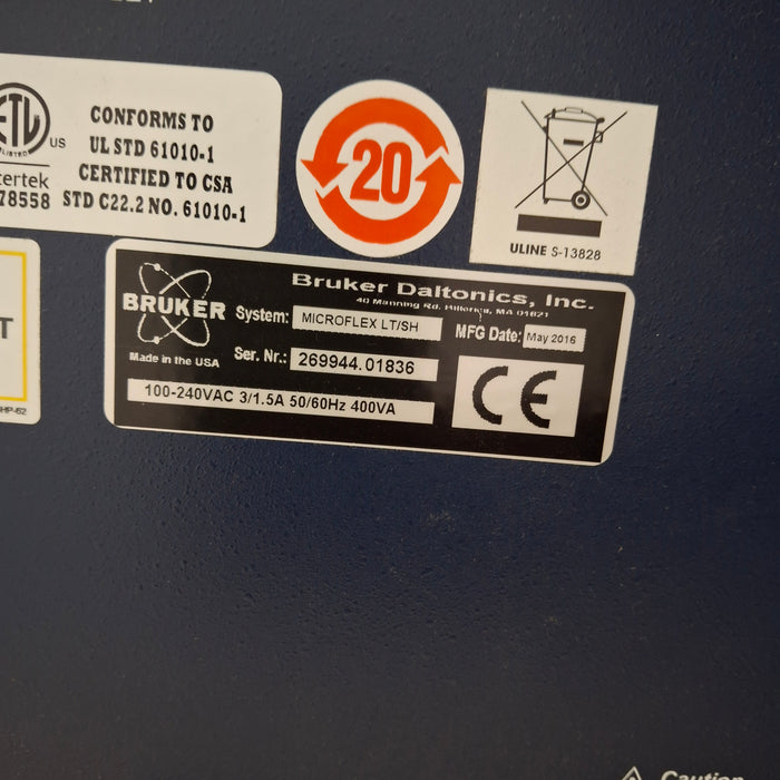 Bruker Microflex LT/SH Mass Spectrometer