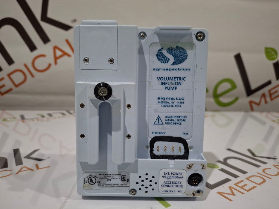 Baxter Sigma Spectrum 6.05.14 with A/B/G/N Battery Infusion Pump