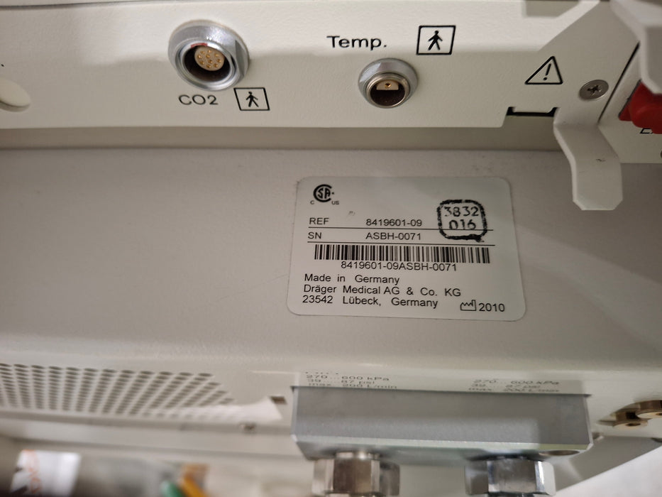 Draeger Medical Evita XL Ventilator