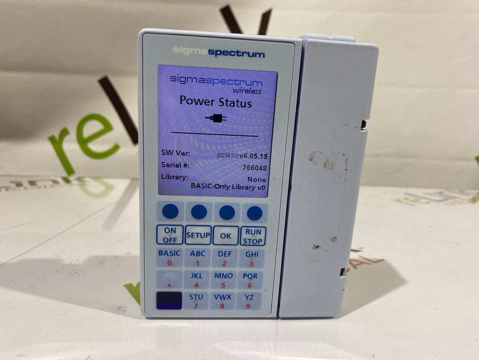 Baxter Sigma Spectrum 6.05.15 without Battery Infusion Pump