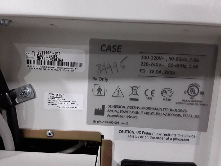 GE Healthcare Case Stress Test Console