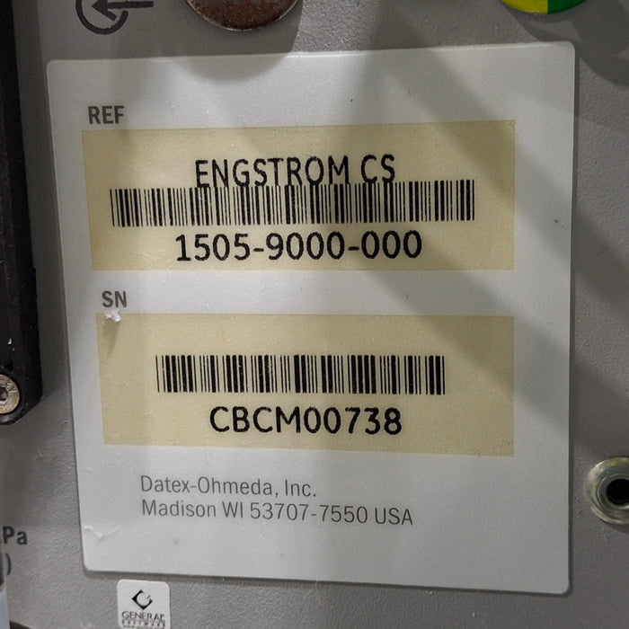 GE Healthcare GE Healthcare Engstrom Carestation Ventilator Respiratory reLink Medical