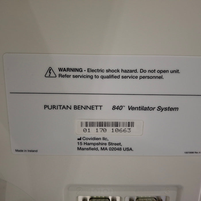 Puritan Bennett Puritan Bennett 840 Ventilator Respiratory reLink Medical