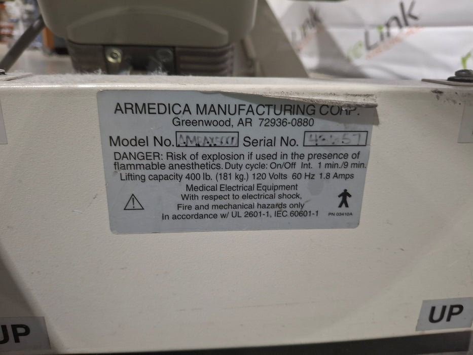 Armedica AMBAX5000 5 Section Hi-Lo Treatment Table