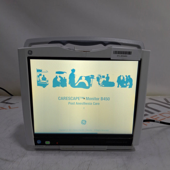 GE Healthcare Carescape B650 Post Anesthesia Care Patient Monitor