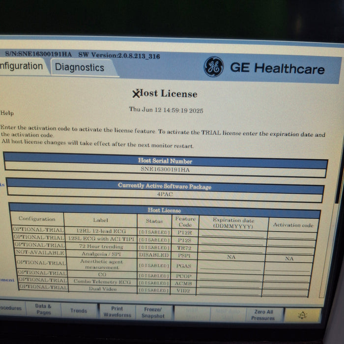 GE Healthcare GE Healthcare Carescape B450 Post Anesthesia Care Patient Monitor Patient Monitors reLink Medical