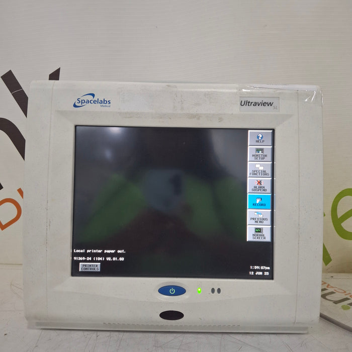 Spacelabs Healthcare Ultraview SL 91369 Monitor