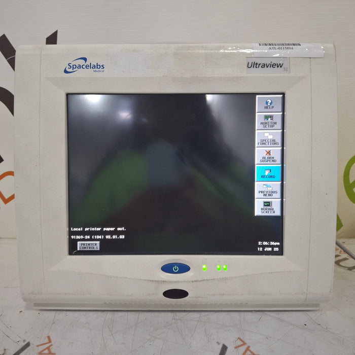 Spacelabs Healthcare Ultraview SL 91369 Monitor