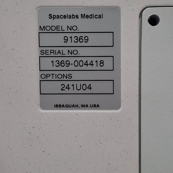 Spacelabs Healthcare Ultraview SL 91369 Monitor