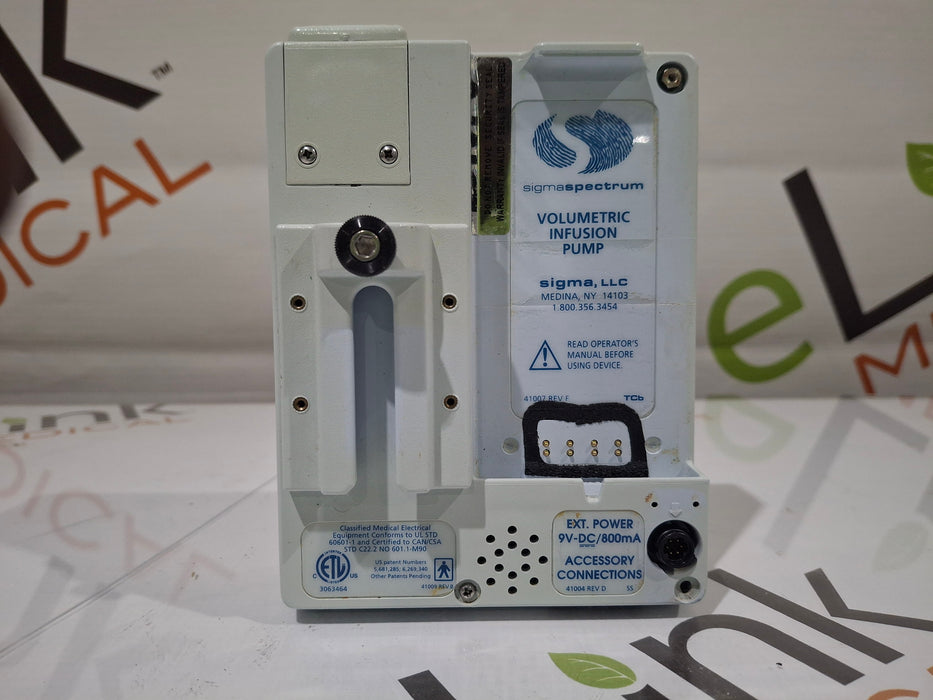 Baxter Baxter Sigma Spectrum 6.02.07 without Battery Infusion Pump Infusion Pump reLink Medical