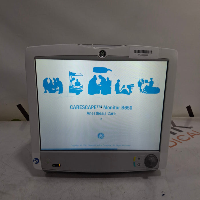 GE Healthcare GE Healthcare Carescape B650 Anesthesia Care Patient Monitor Patient Monitors reLink Medical