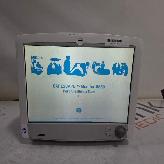 GE Healthcare GE Healthcare Carescape B650 Post Anesthesia Care Patient Monitor Patient Monitors reLink Medical