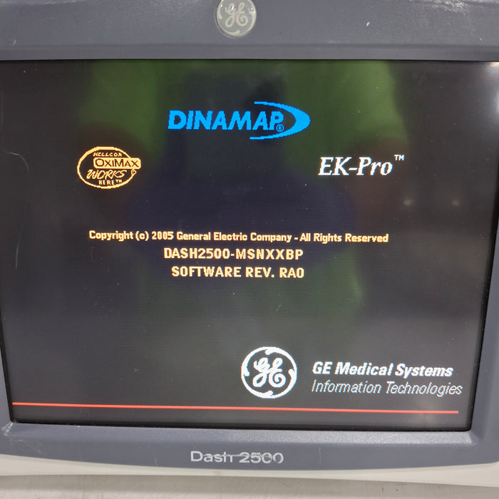GE Healthcare Dash 2500 Patient Monitor