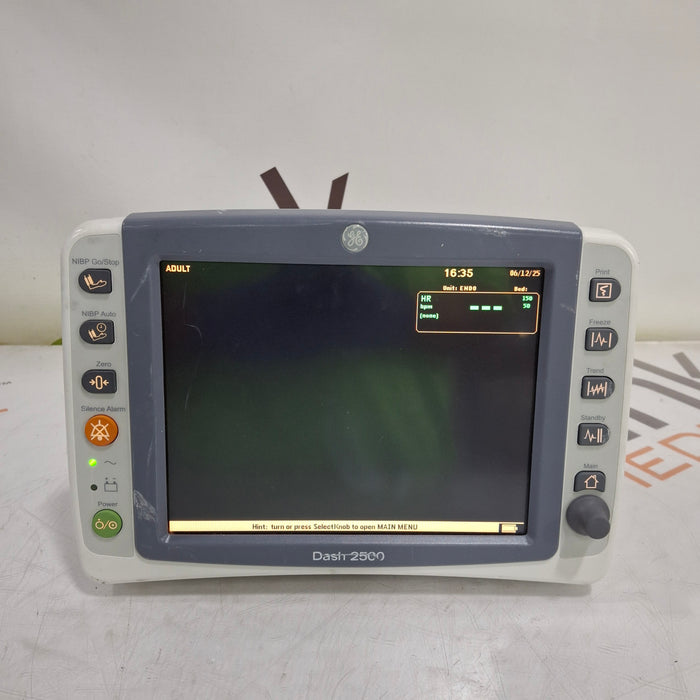 GE Healthcare Dash 2500 Patient Monitor