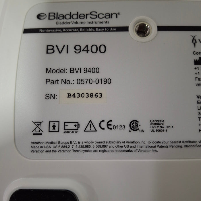 Verathon Medical, Inc Verathon Medical, Inc BVI 9400 Bladderscan Surgical Equipment reLink Medical