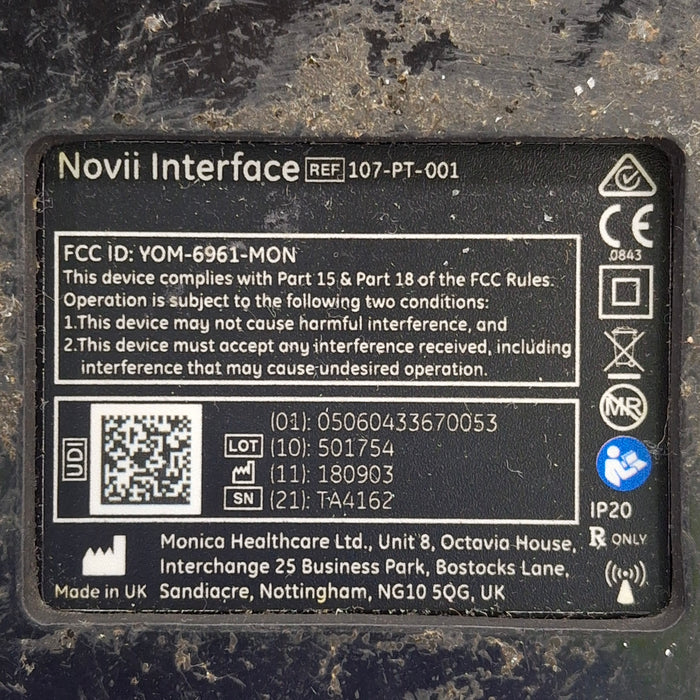 Monica Healthcare Limited Monica Healthcare Limited 107-PT-001 Fetal Monitor Patient Monitors reLink Medical