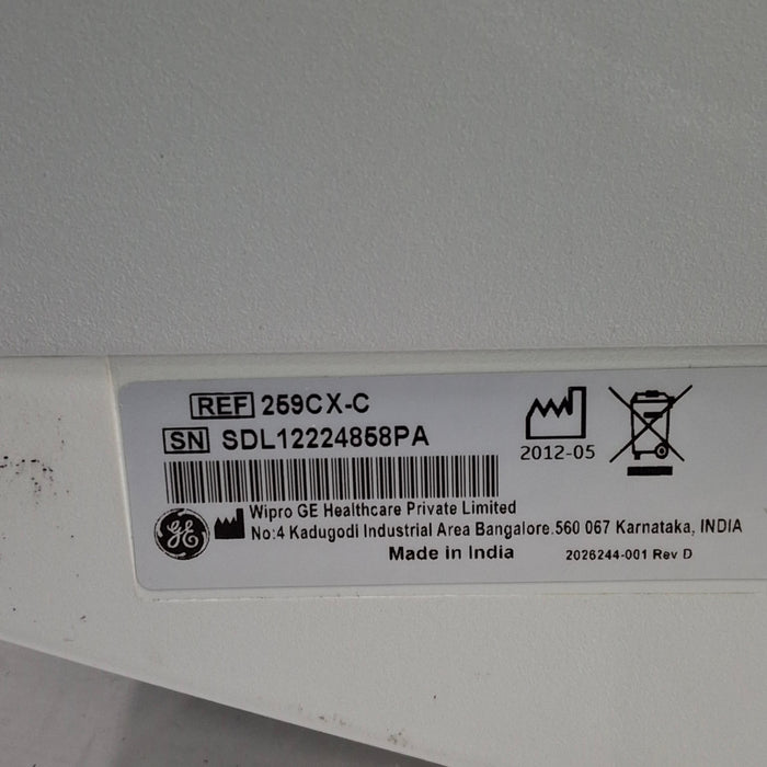 GE Healthcare Corometrics 250cx Series Model 259cx-c Fetal Monitor