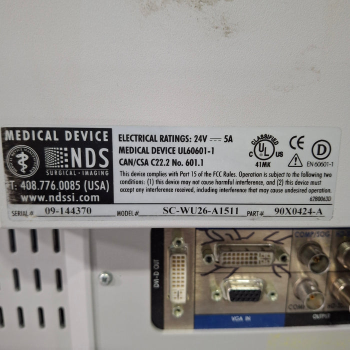 NDS Surgical Imaging NDS Surgical Imaging SCWU26A1511 26" Medical Monitor Surgical Equipment reLink Medical