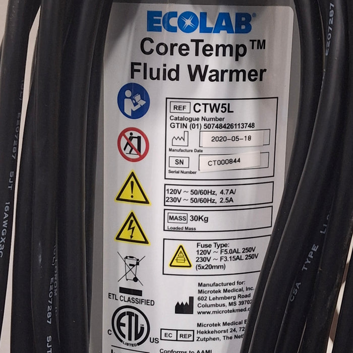 Ecolab CoreTemp Fluid Warmer