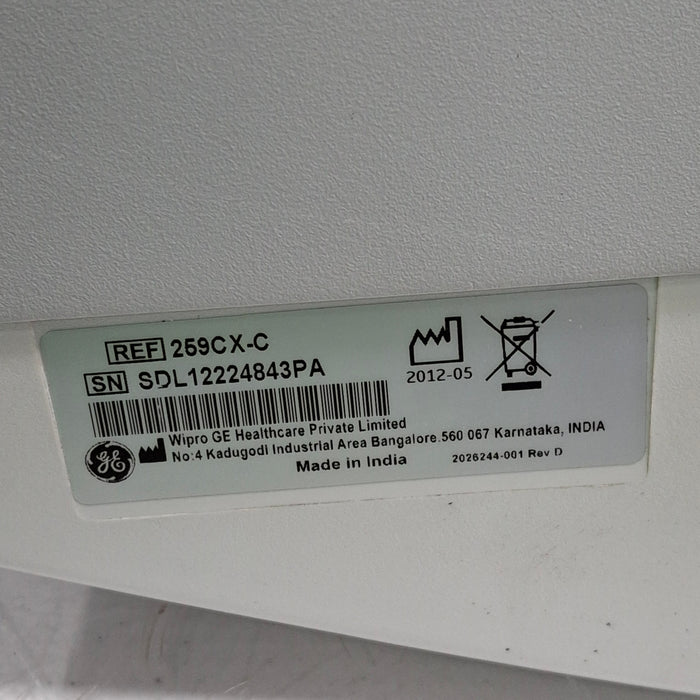GE Healthcare GE Healthcare Corometrics 250cx Series Model 259cx Fetal Monitor Patient Monitors reLink Medical