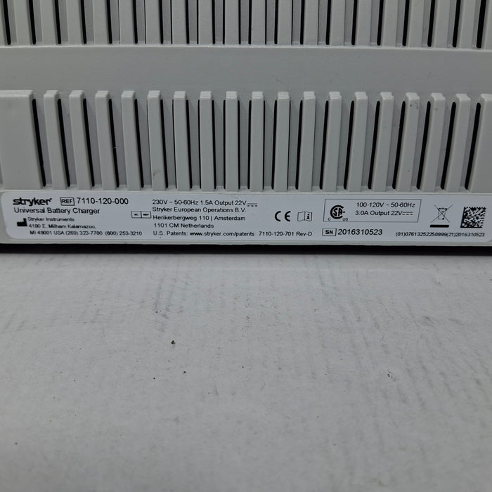 Stryker Stryker 7110-120-000 Battery Charger Surgical Power Instruments reLink Medical